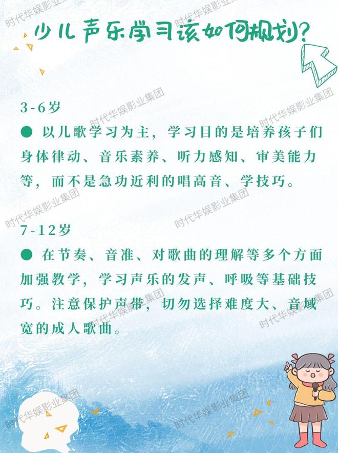 少儿声乐学习该如何规划？黄金时间表家长快来了解(图3)