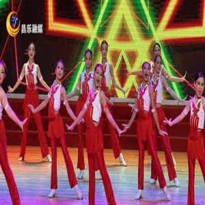 潍坊昌乐：“少年逐光舞耀芳华”红舞裙体育舞蹈艺术节举行